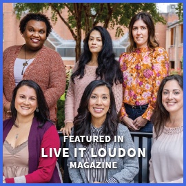 Leesburg dental team featured in Live It Loudon magazine