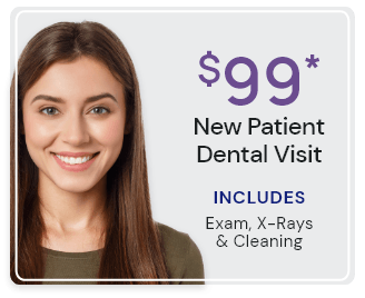 $99 new patient dental visit special coupon