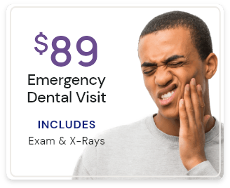 $89 emergency dental visit special coupon